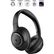 Resim Spigen Audio Kulak Üstü P10 Bluetooth Kablosuz Kulaklık - ANC Pro Aktif Gürültü Engelleme + ENC 5 Mikrofon - 40mm Titanyum Sürücü - 60 Saat Pil - iOS & Android EQ App Şeffaf & Gaming Mod - ASD09691 