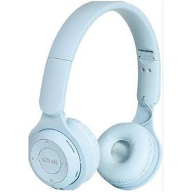 Resim Luxury, Hafıza Kart İle Çalışma Özellikli Kulak Üstü Bluetooth Kulaklık Mavi Renk Auris Bt23 
