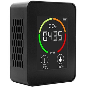 Resim Aek-Tech CO2 Dedektörü Taşınabilir 400-6000 PPM Ev Ofis Sera Hava Kalitesi Ölçüm Cihazı Şarjlı 