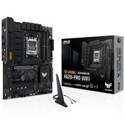 Resim Asus Tuf Gaming A620-PRO Wi-Fi AMD A620 Soket AM5 DDR5 6400 MHz Aura RGB ATX Anakart 