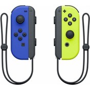 Resim Nintendo Switch Joycon Oyun Kolu Neon Blue - Neon Yellow 