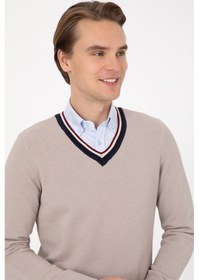Resim U.S. Polo Assn. U.s. Polo Assn. Erkek Taş Kazak /triko 50308336-vr049 Taş Rengi 