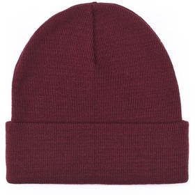 Resim Eke Tekstil Basic Unisex Triko Sonbahar Kışlık Bere Bordo 
