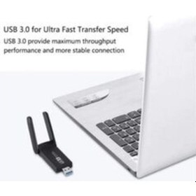 Resim Ac1200 Mbps Dual Band USB 3.0 Adaptör Kablosuz Wi-Fi Alıcı Ac1200 
