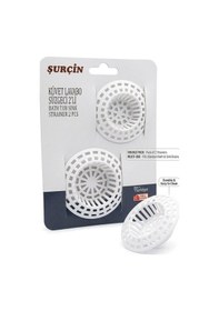 Resim 2'li Küvet Ve Lavabo Süzgeci Seti - Farklı Boylarda Tıkanıklık Önleyici Plastik Lavabo Filtresi 