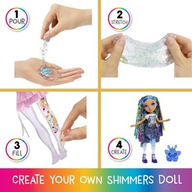 Resim Rainbow High Parıltılar ve Slime Serisi Bebeği - Skyler 122418 
