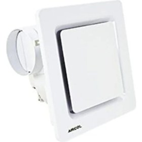 Resim Aircol 250 Tavan Tipi Aspiratör Beyaz Renk 27W Güçlü Havalandırma 