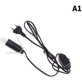 Resim Snapbuy 1.5 M Güç Kablosu Dimmer Anahtarlı E14/e12 Tabanlı Tuz Lamba Fiş Kablosubej 