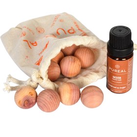 Resim Pureal Sedir Toplu Doğal Güve Koruyucu Set 