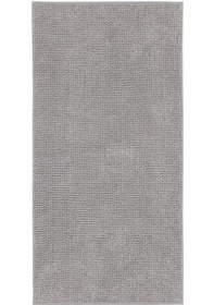 Resim Mikrofiber Banyo Paspası Açık Gri Renk 60x120 Cm MeridyenDukkan Y Gri 