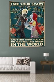 Resim Pelangi Olduğu Gibi Kabul Eden Sevgili Lovers Leke Tutmaz Kumaş Duvar Örtüsü Duvar Halısı Tapestry PNTR439, 70 x 70 