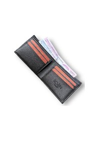 Resim Roan Vegan Deri Erkek Cüzdan Hediyelik Paket Siyah 