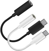 Resim OSALADI 2 Adet C Tipi - 3,5 Mm Adaptörü Usb-c - 3,5 Mm Adaptörü Usb-c Erkek - 3.5 Dişi Jakı Kulaklık Kablosu P20 Cep Telefonu 