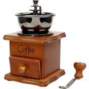 Resim HaiTun Manuel Kahve Öğütücüler Ev Mutfak Aracı Klasik Ahşap El Kahve Öğütücü Seramik Millstone Coffee Fasulye Burr Değirmen | Manuel Kahve Öğütücüleri (Yurt Dışından) 