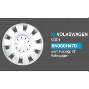 Resim Volkswagen 13" Jant Kapağı Takımı 4 Adet 6n0601147d 