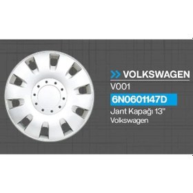 Resim Volkswagen 13" Jant Kapağı Takımı 4 Adet 6n0601147d 