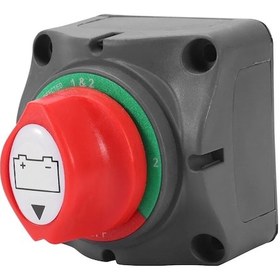 Resim AKÜ DEVRE KESİCİ ŞALTERİ 300A 3P 12-48V 1+2 ÇİFT DEVRELİ 2 KADEME 