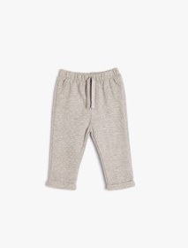 Resim Erkek Bebek Basic Jogger Eşofman Altı Beli Lastikli 
