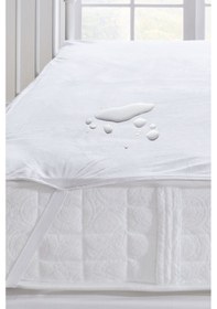 Resim Evony Bebe Alezi Sıvı Geçirmez 60x120 Cm Micro Kumaş Yatak Koruyucu Alez Beyaz 
