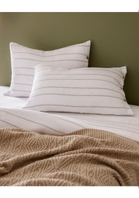 Resim Madame Coco Raya Çift Kişilik %100 Pamuk İpliği Boyalı Nevresim Takımı - Beyaz/bej 8684427124284 Çok Renkli 