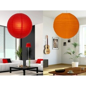 Resim Renkli Yuvarlak Fener Başlığı Kağıt Lamba Düğün Parti Dekorasyon Malzemeleri Çin Fenerler 