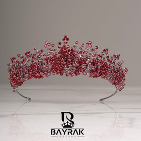 Resim SULTAN’s 997 | 3 Boyutlu Kına Tacı - Kırmızı 
