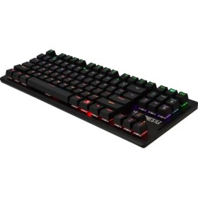 Resim Kaia Life Gamdıas Hermes-E2, USB Kablolu, Ingilizce, Rainbow Backlight, Blue Mekanik Switch, Gaming Klavye 