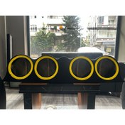 Resim ritim sound 4 Adet 20 Cm 2 Adet 10 Cm Tizli Sarı Pandizot 