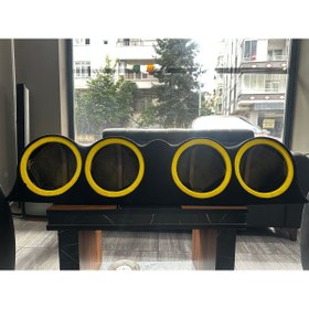 Resim ritim sound 4 Adet 20 Cm 2 Adet 10 Cm Tizli Sarı Pandizot 