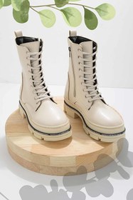 Resim Bambi Bej Kadin Bot & Bootie K02643200309 