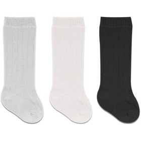 Resim Bistyle Derby Dizaltı Çorap 3'lü Bs40101 Ekru Gri Siyah Ekru Gri Siyah Ekru - Gri - Siyah 