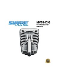 Resim Shure Mv51-Dıg Usb Kondanstör Mikrofon 