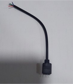 Resim Rgb Şerit Led Soketli Kablo 4 Pin Erkek İğneli 10 Adet 