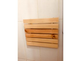 Resim KZY Ahşap Banyo Tabure Katlanır 