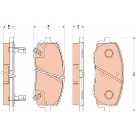 Resim Hyundai İ20 On Fren Balatasi 1.2 2009-2014 Trw Gdb3510 