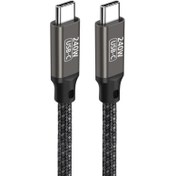 Resim Qgeem QG02 Type-C to Type-C PD3.1 Data Kablosu 240W 480Mbps 1 Metre 