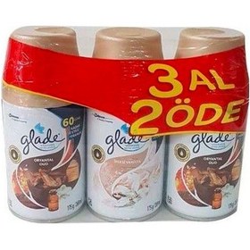 Resim Glade Otomatik Sprey Oda Kokusu Yedek Oryantal Oud + İpeksi Vanilya 4'lü 3 x 269 ML 