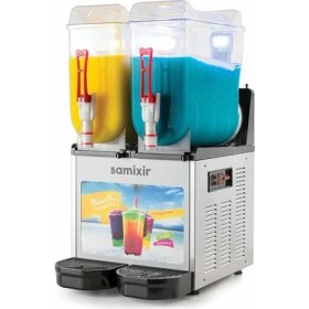 Resim SAMIXIR Slush Twin Allure Meyve Suyu Dispenseri 12+12 Litre 