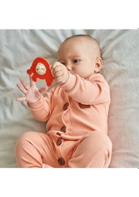 Resim 30862-lc Kanz Sevimli Kaplumbağa Diş Kaşıyıcı Çıngırak Turuncu - Mavi 