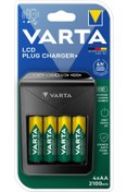 Resim Varta Lcd Plug Charger 4h 4xaa 2100mah 