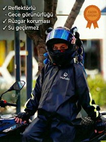 Resim OUTDO Motorcu Yağmurluk %100 su geçirmez Alt Üst Takım 