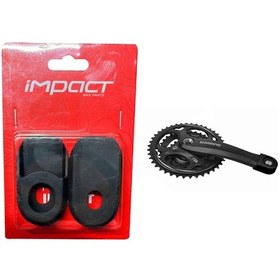 Resim İmpact Bisiklet Aynakol Koruma Kılıfı Silikon Siyah 