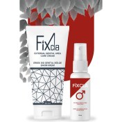 Resim Fixcla Erkeklere Özel Uzun Deneyim Seti – 50 ml Krem + 30 ml Sprey Pratik Kullanım 