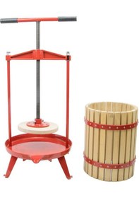 Resim Fenglin Hb 5g Wb 18 Litre Meşe Meyve Sıkma Presi 