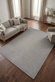 Resim Koza Origine Gri Oturma Odası Halısı B3667E - Gri / 77 x 250 