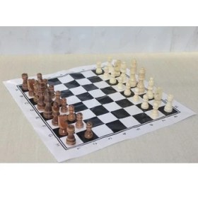 Resim Ahşap Satranç Taşı 9 cm 