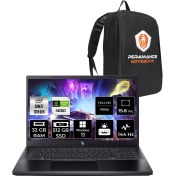 Resim Acer Nitro V 15 Intel Core I7 13620H 32GB 512GB SSD RTX4050/6GB 15.6" Fhd 144Hz W11H Taşınabilir Bilgisayar & Per4 Çanta NHQNBEY005P357 