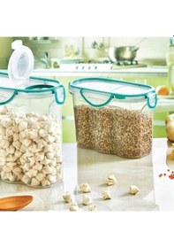 Resim Büro Ev Ofis Mutfağı İçin 1,2lt Kilitli Kapak Contalı Sızdırmaz Erzak Saklama Kabı Diğer 