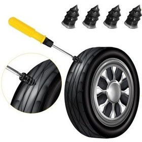Resim 10 Adet Çok Amaçlı Kolay Kullanılabilir Araba Lastiği Tamir Kauçuğu 5131 