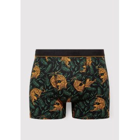 Resim Mavi 3lü Baskılı Siyah Boxer 0912347-900 
